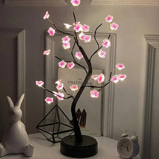 Cherry Blossom Bonsai Lamp